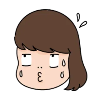 🐼 卡通, 表情符号, 角色, 脸, 情感, 插图, 贴纸 telegram sticker