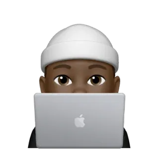 👨‍💻 emoji, laptop, computador, pessoa, tecnologia telegram sticker
