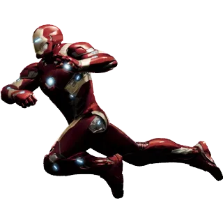 🤖 Iron Man スーパーヒーロー, アイアンマン, マーベル, アベンジャーズ, トニー・スターク, アーマー telegram sticker