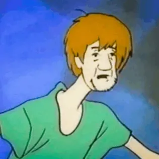 ⚡️ Shaggy Rogers Scooby-Doo Desenho animado, Salsicha, Scooby-Doo, Engraçado, Personagem telegram sticker