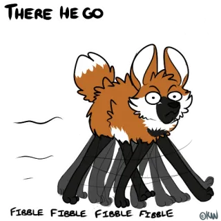 🏃‍♂️ THERE HE GO
FIBBLE FIBBLE FIBBLE FIBBLE cane, crisocione, divertente, cartone animato, animale telegram sticker