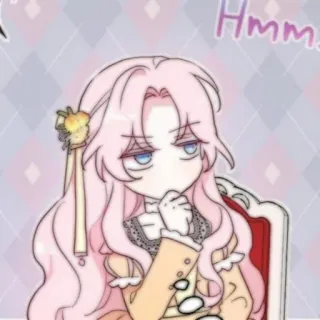 🍭 Hmm... การ์ตูน, น่ารัก, อนิเมะ, มังงะ, ผู้หญิง, หืม telegram sticker