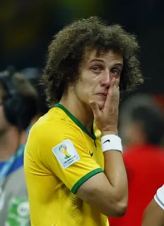 😢 David Luiz fútbol, llorando, triste, deporte, Brasil, jugador, futbolista telegram sticker