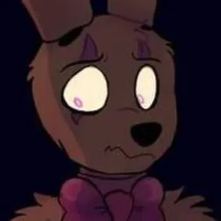 🌟 Springtrap Five Nights at Freddy's animatronic, horror, video game, evil, bunny, mascot telegram sticker
