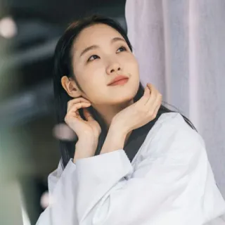 🦋 mujer, actriz, coreana, retrato, persona, cara telegram sticker