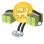 🤑 THECRO dinero, moneda, divisa, dibujos animados whatsapp sticker