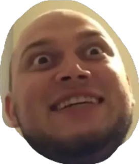 😬 rosto, homem, expressão, engraçado telegram sticker