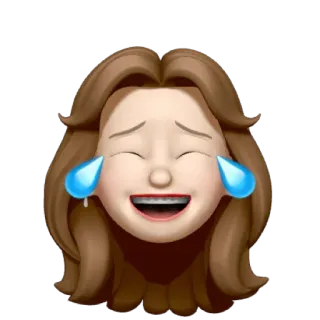 🐻 Emoji, Piangere, Ridere, Gioia, Espressione, Felice telegram sticker