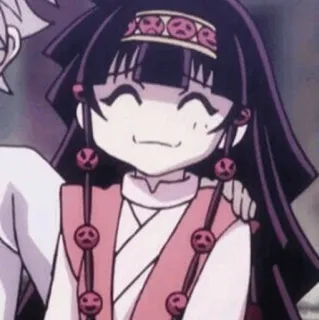 😊 Alluka Zoldyck Hunter x Hunter Anime, Kartun, Karakter, Hunter x Hunter, Alluka Zoldyck telegram sticker