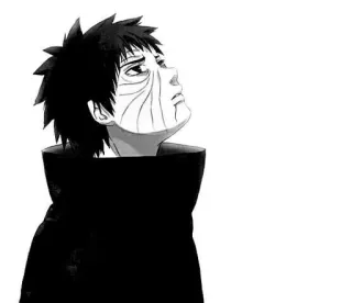 😔 Obito Uchiha Naruto Anime, Manga, Obito, Uchiha, Naruto, Personaggio telegram sticker