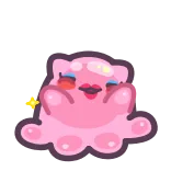 ☺️ สีชมพู, อิโมจิ, มีความสุข, สติกเกอร์, น่ารัก, ประกาย telegram sticker