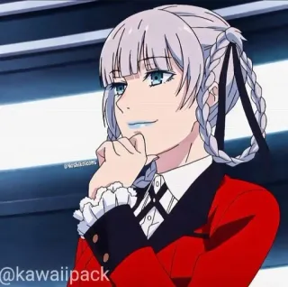 🥢 Mary Saotome Kakegurui anime, girl, kawaii, manga, character, kakegurui, mary saotome telegram sticker
