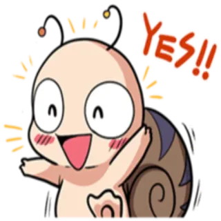 😌 YES!! มีความสุข, ตื่นเต้น, การเฉลิมฉลอง, ใช่, น่ารัก, ร่าเริง, เชิงบวก, เห็นด้วย telegram sticker