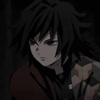 ⚠ Giyu Tomioka Demon Slayer Anime, Demon Slayer, Giyu Tomioka, Manga whatsapp sticker
