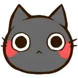 @kotletovvemoji | Black Cat HD telegram emojis 😳