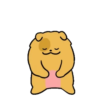 ❤️ chien, mignon, dessin animé, animal telegram sticker