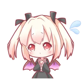 🫀 สาวอนิเมะ, การ์ตูน, สติกเกอร์, น่ารัก, จิบิ telegram sticker