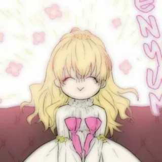 🎀 Anime, Manga, Niedlich, Mädchen, Kleid, Kawaii whatsapp sticker