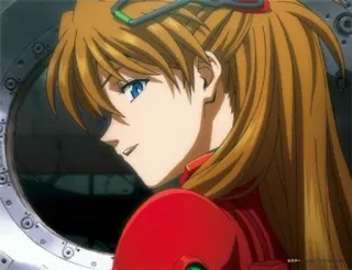 🌟 Asuka Langley Soryu Neon Genesis Evangelion Anime, Charakter, Manga, Asuka, Evangelion telegram sticker