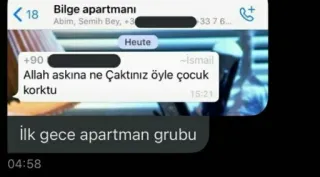 🤔 Allah askına ne Çaktınız öyle çocuk korktu whatsapp sticker