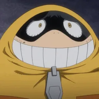 🎭 Fat Gum My Hero Academia Аниме, Моя геройская академия, Толстяк, Герой, Персонаж, Улыбка whatsapp sticker