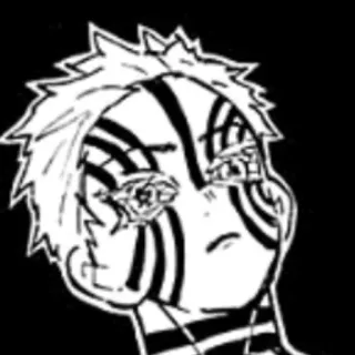 🧐 Akaza Demon Slayer Аниме, Манга, Демон, Аказа, Клинок, рассекающий демонов telegram sticker