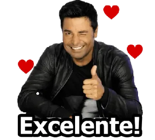 👍 Excelente! excelente, joinha, aprovação, positivo, corações telegram sticker