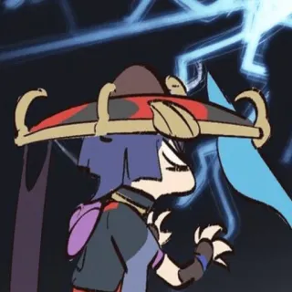 👿 Scaramouche Genshin Impact scaramouche, cappello, gioco, anime telegram sticker