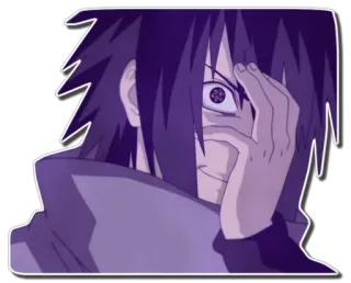 😏 Sasuke Uchiha Naruto Anime, Manga, Sasuke, Uchiha, Naruto, Naklejka, Postać telegram sticker