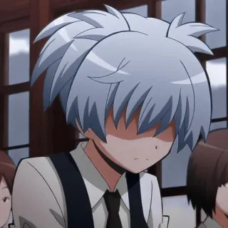🦕 Nagisa Shiota Assassination Classroom anime, nagisa shiota, assassination classroom, character, school uniform, manga telegram sticker