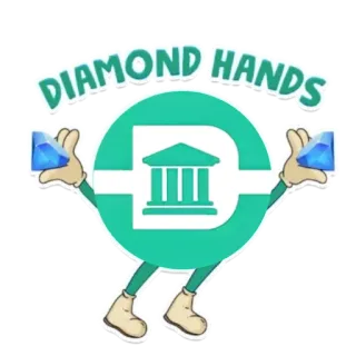 💎 DIAMOND HANDS mani di diamante, cripto, investimento, azione, azioni, meme, soldi telegram sticker