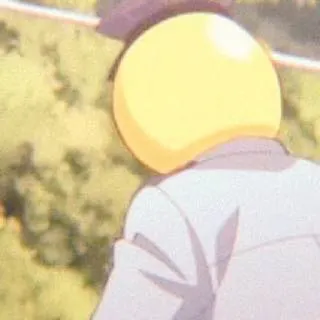 😀 Koro-sensei Assassination Classroom Anime, Professor, Tentáculo, Amarelo, Assassination Classroom telegram sticker