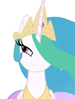 😏 Princess Celestia My Little Pony My Little Pony, Принцесса, Селестия, Мультфильм telegram sticker