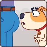 Eddo the Dog :: @AuthorStickers telegram stickers