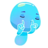 🙅‍♂️ middelvinger, gebaar, beledigend, cartoon, illustratie telegram sticker