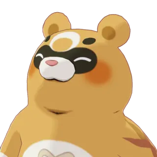 😌 Ursaluna Ursaluna, Pokémon, animal, lindo, oso telegram sticker
