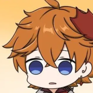 😐 Tartaglia Genshin Impact Anime, Chibi, Juego, Genshin Impact, Tartaglia, Personaje whatsapp sticker