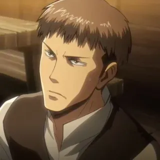 🥺 Jean Kirstein Attack on Titan Anime, Manga, Personaje, Serio, Estoico telegram sticker