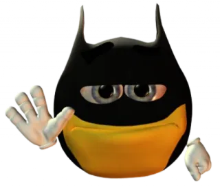 ✋ batman, emoji, máscara, superhéroe whatsapp sticker