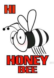 🐝 HI
HONEY
BEE abeille, miel, dessin animé, animal, insecte, salut telegram sticker