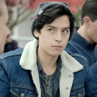 🥀 Jughead Jones Riverdale Jughead, Riverdale, Cole Sprouse, teen drama, beanie, television, character telegram sticker