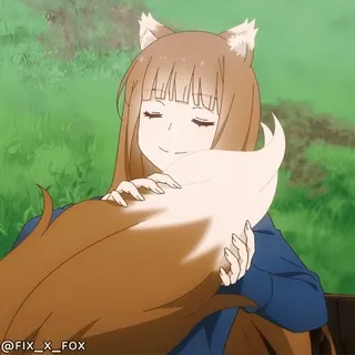 🥰 Holo Spice and Wolf @fix_x_fox whatsapp sticker