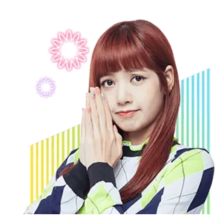 🙏 Lisa เคป็อป, เพลง, นักร้อง, ลิซ่า, ผู้หญิง, บันเทิง, แบล็กพิงก์ telegram sticker