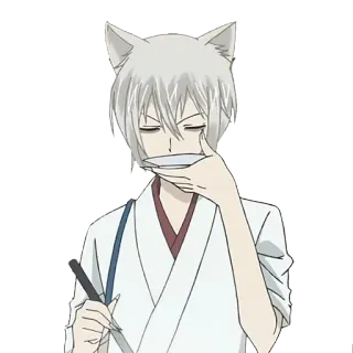 😕 Tomoe Kamisama Kiss Anime, Rubah, Kitsune, Tomoe, Kamisama Kiss telegram sticker