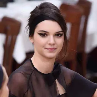 😑 Kendall Jenner Modella, Celebrità, Donna, Ritratto, Moda, Stile telegram sticker