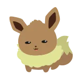 😮 Eevee Pokemon pokemon, eevee, słodki, zwierzę, kreskówka telegram sticker