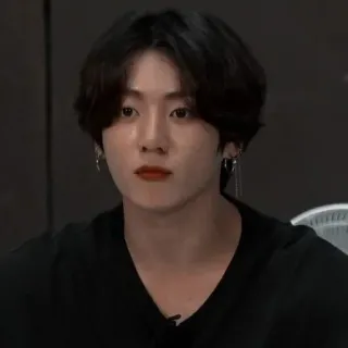 🤨 Jungkook person, male, singer, kpop, bangtan, bts, idol, korean telegram sticker