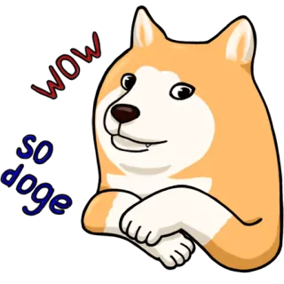 😏 Doge WOW
SO
doge Doge, Meme, Perro, Meme de internet, Divertido, Wow whatsapp sticker
