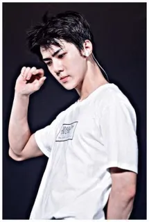 🐚 Sehun K-Pop, Cantante Coreano, Maschio, EXO, Celebrità, Moda whatsapp sticker