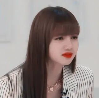🍓 Lisa Lisa, Blackpink, chanteuse, célébrité, K-pop, femme telegram sticker